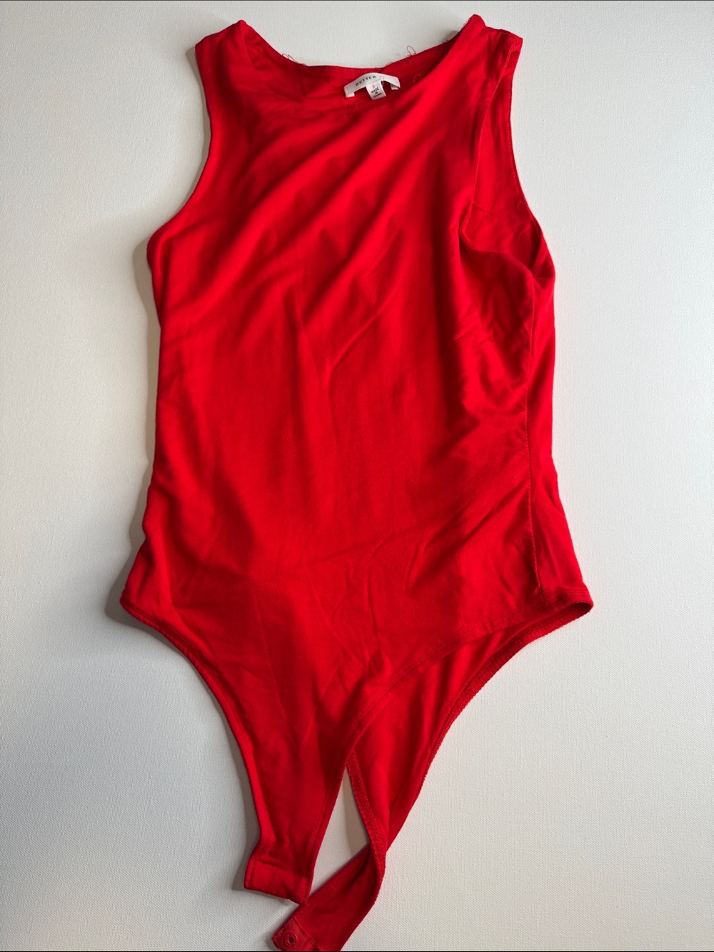 Better Be Red Sleeveless Kids One-Piece Bodysuit